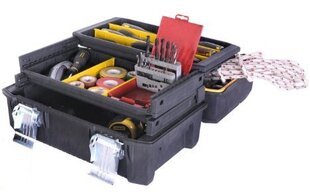 Įrankių dėžė Stanley Fatmax FMST1-71219 Canti, juoda, 46 x 24 x 31 cm kaina ir informacija | Įrankių dėžės, laikikliai | pigu.lt