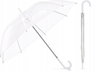 Skaidrus skėtis 105cm kaina ir informacija | Moteriški skėčiai | pigu.lt