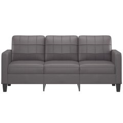 Trivietė sofa , 180 cm, pilka kaina ir informacija | Sofos | pigu.lt