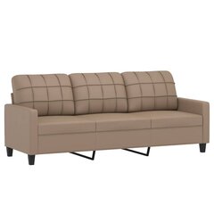 Trivietė sofa , 180 cm, ruda kaina ir informacija | Sofos | pigu.lt