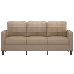 Trivietė sofa , 180 cm, ruda kaina ir informacija | Sofos | pigu.lt