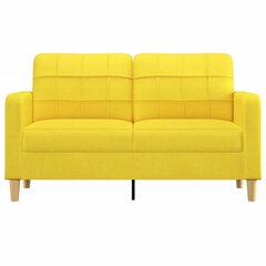 Dvivietė sofa , 140cm, geltona kaina ir informacija | Sofos | pigu.lt