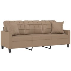 Trivietė sofa , ruda kaina ir informacija | Sofos | pigu.lt