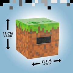 Minecraft - Alarm Clock с Mood Light, часы-будильник цена и информация | Атрибутика для игроков | pigu.lt