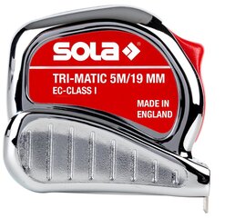 Ruletė Tri-Matic Sola 3mx13mm, EC I kaina ir informacija | Mechaniniai įrankiai | pigu.lt