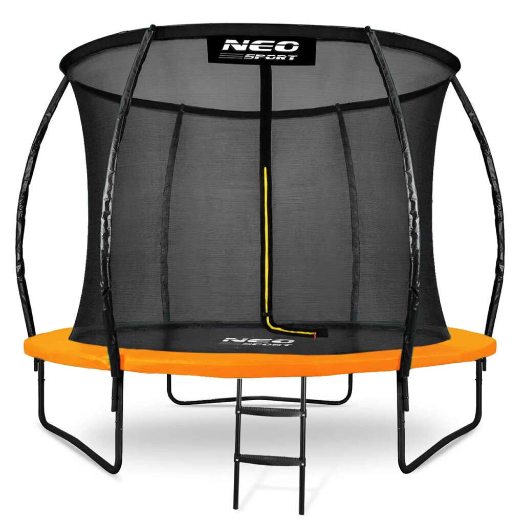 Batutas Neo-Sport (NS-10С201) juodas/oranžinis 312 cm (10ft) цена и информация | Batutai | pigu.lt