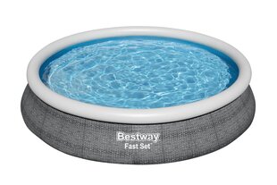 Бассейн Bestway Fast Set, 457x84 см, с фильтром цена и информация | Бассейны | pigu.lt