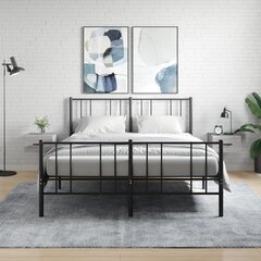 2-jų spintelių prie lovos komplektas , pilkas kaina ir informacija | Spintelės prie lovos | pigu.lt