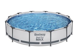 Karkasinis baseinas Bestway Steel Pro Max 366x76 cm, su filtru kaina ir informacija | Baseinai | pigu.lt