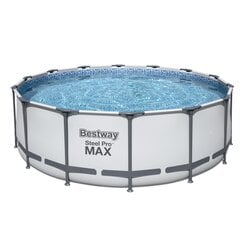 Karkasinis baseinas Bestway Steel Pro Max 427x122 cm, su filtru kaina ir informacija | Baseinai | pigu.lt