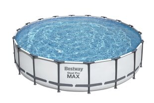 Karkasinis baseinas Bestway Steel Pro Max 549x122 cm, su filtru kaina ir informacija | Baseinai | pigu.lt