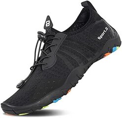 Обувь для плавания IceUnicorn B Black, чёрного цвета цена и информация | Обувь для плавания | pigu.lt