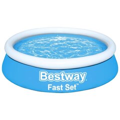 Pripučiamas baseinas Bestway Fast Set, 183x51cm, be filtro kaina ir informacija | Baseinai | pigu.lt