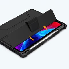 Чехол Nillkin Bumper PRO Protective Stand Case for iPad 10.9 2020/Air 4/Pro 11 2020/Pro 11 2021 Black цена и информация | Чехлы для планшетов и электронных книг | pigu.lt