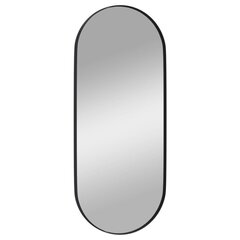 Prie sienos montuojamas veidrodis , 25x60cm, juoda kaina ir informacija | Veidrodžiai | pigu.lt