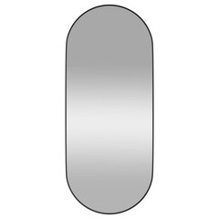 Prie sienos montuojamas veidrodis , 25x60cm, juoda kaina ir informacija | Veidrodžiai | pigu.lt