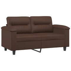 Dvivietė sofa , ruda kaina ir informacija | Sofos | pigu.lt