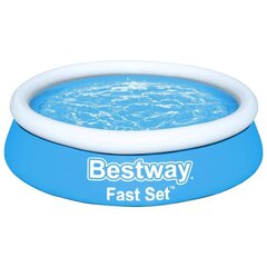 Pripučiamas baseinas Bestway Fast Set, 183x51cm, be filtro kaina ir informacija | Baseinai | pigu.lt