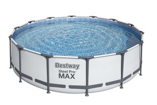Karkasinis baseinas Bestway Steel Pro Max 427x107 cm, su filtru kaina ir informacija | Baseinai | pigu.lt