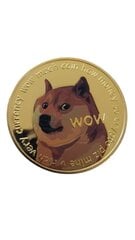 Suvenyrinė moneta Dogecoin kaina ir informacija | Kitos originalios dovanos | pigu.lt