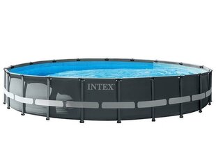 Каркасный бассейн Intex Ultra XTR™ Frame 610x122 см, с 12 В фильтром цена и информация | Бассейны | pigu.lt