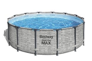 Каркасный бассейн Bestway Steel Pro MAX 427x122 см, с фильтром цена и информация | Бассейны | pigu.lt