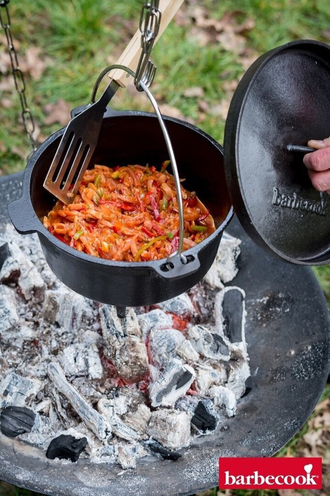 Ketaus katilas su dangčiu Barbecook, 9L, Ø 32cm H21cm цена и информация | Grilio, šašlykinių priedai ir aksesuarai  | pigu.lt