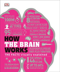 How the Brain Works : The Facts Visually Explained kaina ir informacija | Enciklopedijos ir žinynai | pigu.lt