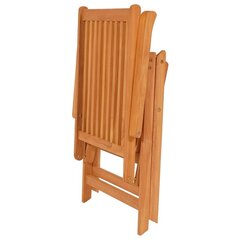 Sodo kėdės su languotomis pagalvėlėmis, 6 vnt kaina ir informacija | Lauko kėdės, foteliai, pufai | pigu.lt