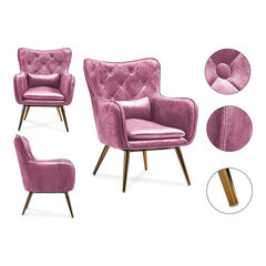 Кресло, 68x92x70 см, розовое цена и информация | Кресла в гостиную | pigu.lt