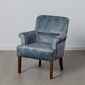 Fotelis 77x64x88cm, šviesiai mėlynas kaina ir informacija | Svetainės foteliai | pigu.lt