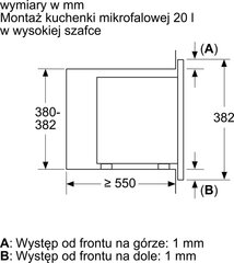 Микроволновая печь Bosch BEL620MB3 цена и информация | Микроволновые печи | pigu.lt