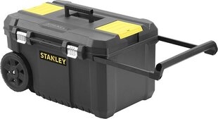 Nešiojamas įrankių dėklas Stanley Rolling Toolbox, 2 mažų dalių dangtelių kaina ir informacija | Įrankių dėžės, laikikliai | pigu.lt