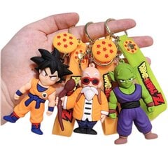 Anime Son Goku stiliaus raktų pakabukas kaina ir informacija | Žaidėjų atributika | pigu.lt