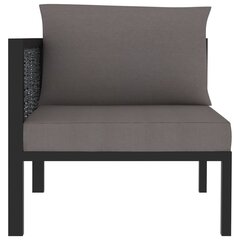 Трехместный тканевый диван, темно-серый цена и информация | Диваны | pigu.lt