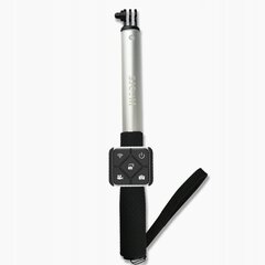 SJCAM sidabrinis Selfie Stick monopodas su nuotolinio valdymo pulteliu 28-90 цена и информация | Сумка для фототехники Puluz | pigu.lt