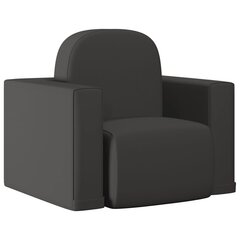 2-1 vaikiškas fotelis, juodas kaina ir informacija | Svetainės foteliai | pigu.lt