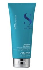 Plaukų kondicionierius garbanotiems plaukams Alfaparf Milano Semi di Lino Curls Enhancing Conditioner 200 ml kaina ir informacija | Balzamai, kondicionieriai | pigu.lt