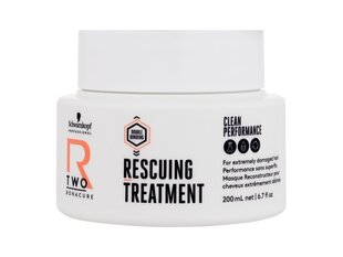 Маска для волос Schwarzkopf Professional R-Two Rescuing Treatment, 200 мл цена и информация | Средства для укрепления волос | pigu.lt