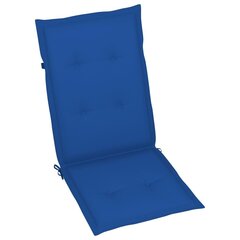 Sodo kėdės pagalvėlės, 2vnt., mėlynos spalvos, 120x50x4cm kaina ir informacija | Pagalvės, užvalkalai, apsaugos | pigu.lt