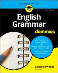 English Grammar For Dummies 3e 3rd Edition kaina ir informacija | Užsienio kalbos mokomoji medžiaga | pigu.lt