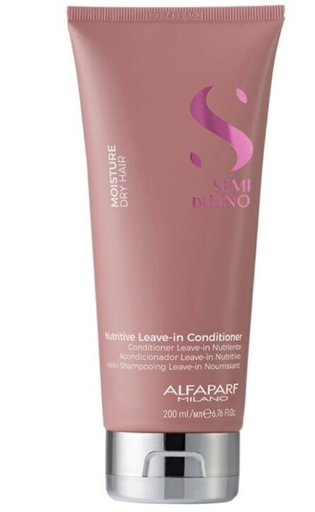 Nenuplaunamas plaukų kondicionierius Alfaparf Milano Semi Di Lino Moisture 200 ml цена и информация | Balzamai, kondicionieriai | pigu.lt