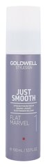 Plaukų tiesinimo priemonė Goldwell Style Sign Just Smooth Flat Marvel, 100 ml kaina ir informacija | Plaukų formavimo priemonės | pigu.lt