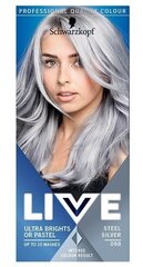 Краска для волос Schwarzkopf Live, 098, стальное серебро цена и информация | Краска для волос | pigu.lt