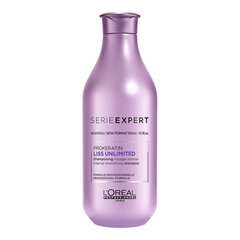 Сглаживающий шампунь для непослушных волос  L´Oréal Professionnel Expert Liss Unlimited 300 мл цена и информация | Шампуни | pigu.lt