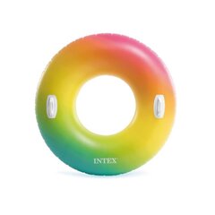 Pripučiamas ratas Intex Color Whirl, 122 cm kaina ir informacija | Pripučiamos ir paplūdimio prekės | pigu.lt