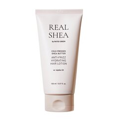 Plaukų losjonas Rated Green Real Shea, 150 ml kaina ir informacija | Priemonės plaukų stiprinimui | pigu.lt