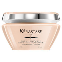 Kaukė garbanotiems plaukams Kerastase Curl Manifesto 200 ml kaina ir informacija | Priemonės plaukų stiprinimui | pigu.lt