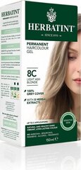 Ilgalaikiai plaukų dažai Herbatint serija C, pelenai Nr. 8C, šviesūs pelenų blondinai kaina ir informacija | Plaukų dažai | pigu.lt