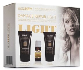 Plaukų priežiūros priemonių rinkinys Saryna Key Damage Repair Light Treatment Travel Set: šampūnas, 40 ml + plaukų kaukė, 40 ml + plaukų aliejus, 10 ml kaina ir informacija | Priemonės plaukų stiprinimui | pigu.lt